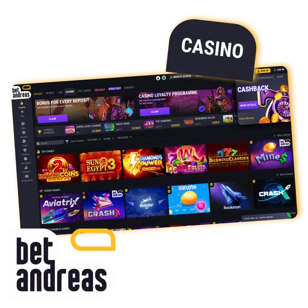 Aplicação Móvel Betandreas App